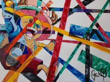 Chopper, 36 x 48 Gene Okok