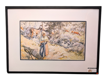 Young Girl Weaving